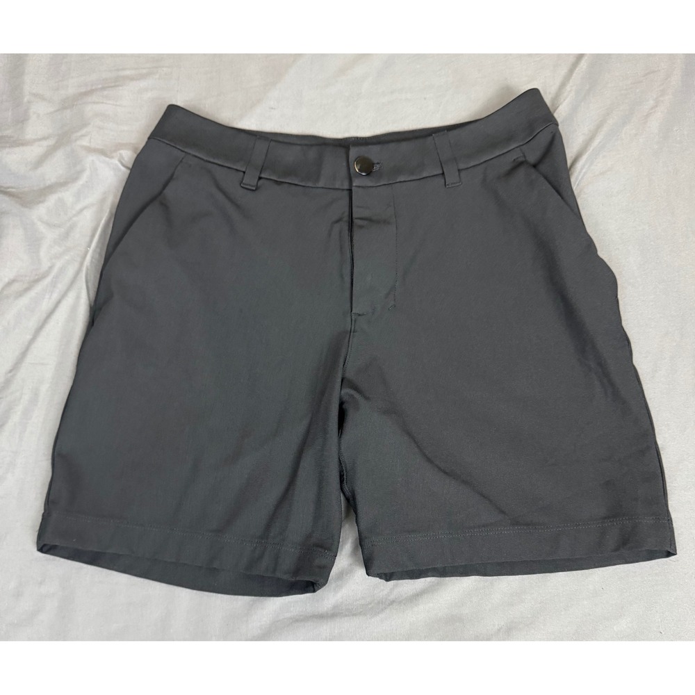 Lululemon Mens 28 ABC Classic-Fit Short 7" Warpstreme Black LM7BMHS